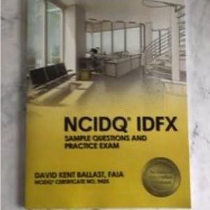NCIDQ IDFX sample questions and practice exam